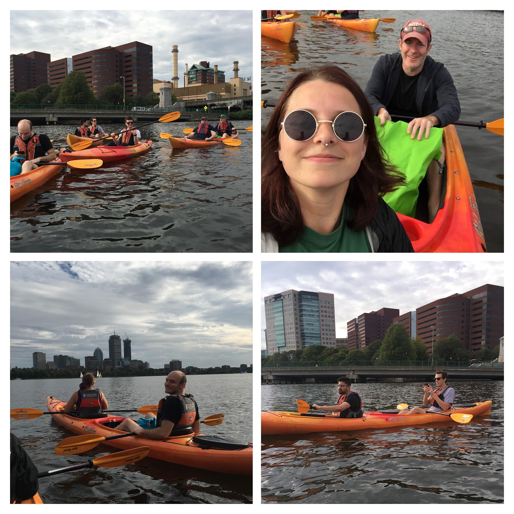 BITS team on a kayak trip